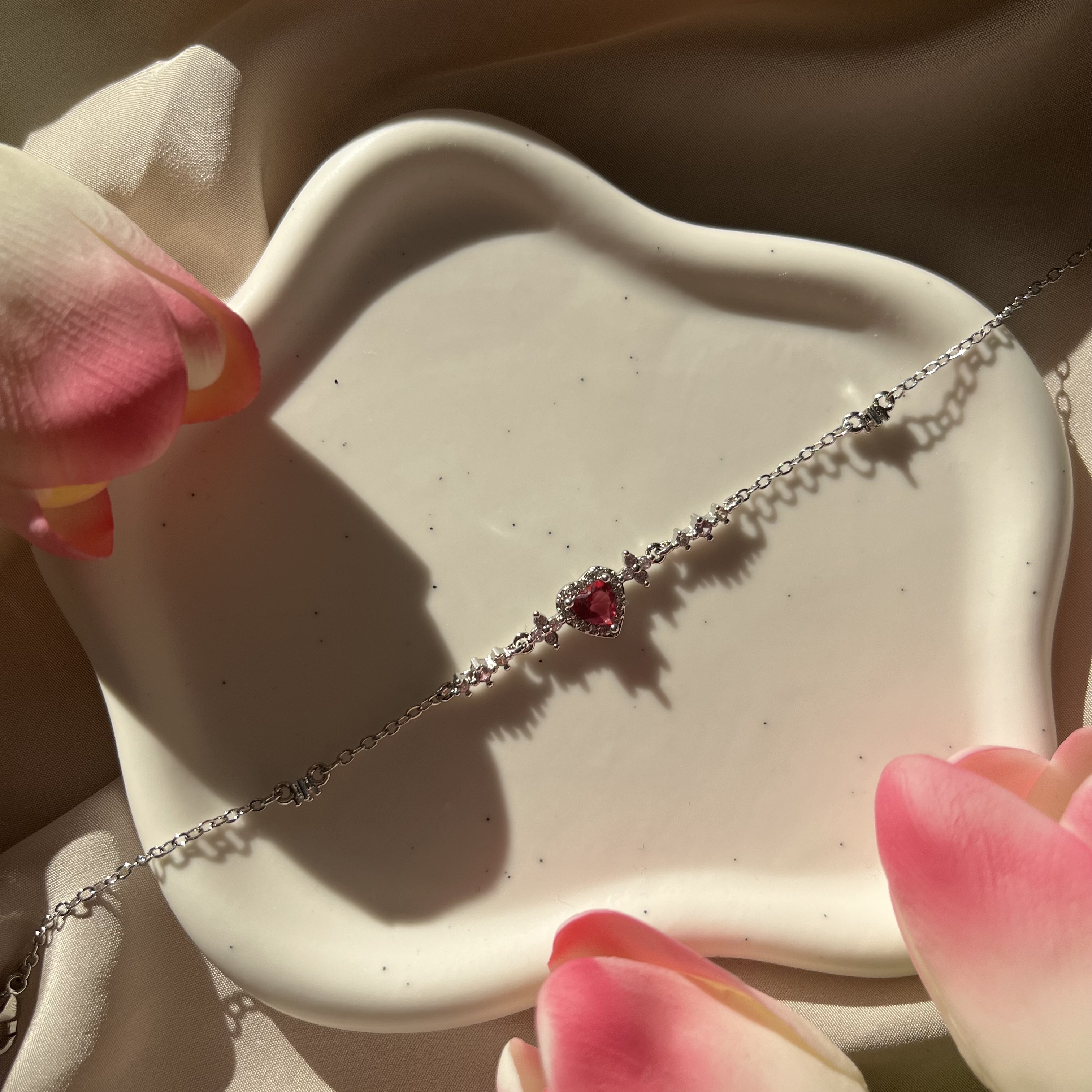 Silver Heart náramek